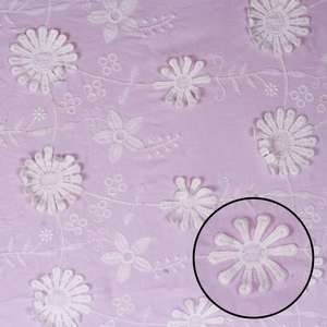 Kurtis pour femmes et filles en coton peigné tissé léger, broderie florale 3D, couleur lavande clair lilas, très demandé - Product Image 1