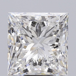 Diamant solitaire IGI certifié 9.53 PRINCESS, nouveau diamant cultivé VVS2 - Product Image 1