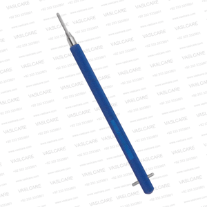 Manche de couteau léger Kaye avec broche transversale 6-1/8 po (15,5 cm), manche de scalpel chirurgical rond pour lames B-P 10-15 par Vaslcare - Product Image 5
