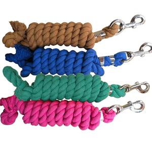 Cuerda de Adiestramiento para Caballos, Resistente, de Algodón Trenzado con Clip Seguro para Pasear, Montar, Gestión de Establos y Ejercicio Diario - Product Image 6