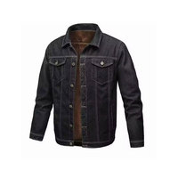 Veste en jean pour homme, coupe slim, décontractée, effet délavé, style streetwear vintage, vêtement d'extérieur, 100% coton écologique