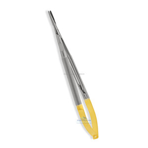 T.C Jacobson-Portaagujas de servicio pesado de 9 pulgadas, mango RD, recto, dentado, manual, acero inoxidable con cerradura, certificado CE - Product Image 5