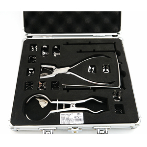 Équipement complet d'isolation endodontique en acier inoxydable pour le traitement dentaire et l'utilisation en clinique, accessoires de barrage en caoutchouc réutilisables - Product Image 5