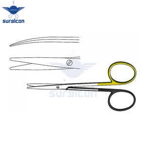 Tijeras Baby-Metzenbaum de 11.5 cm / 4-1/2 Pulgadas, Curvas, con Una Hoja Dentada, Super Cut TC, Tijeras Quirúrgicas de Acero Inoxidable de Primera Calidad - Product Image 4