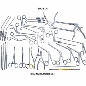 ชุดเครื่องมือผ่าตัดไซนัสแบบส่องกล้อง OEM 31 ชิ้น สำหรับหู คอ จมูก ทำจากเหล็กกล้าไร้สนิม ได้รับมาตรฐาน CE - Product Image 1