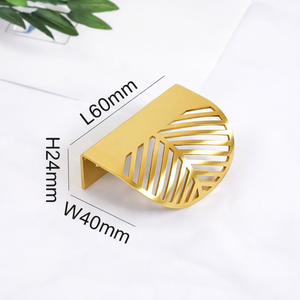 Poignée de meuble en laiton plaqué argent de designer pour tiroirs et portes de cuisine et salle de bain, vente en gros, produit phare - Product Image 3