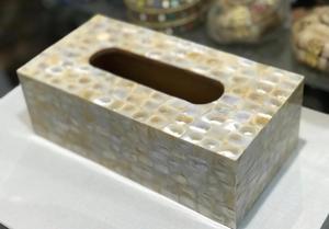 Élégant porte-serviettes en incrustation de nacre pour table à manger, cuisine, restaurant et décoration intérieure du fournisseur indien - Product Image 5