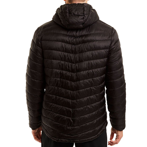 Mens Hooded Bubble Puffer <b>Jacket</b> Custom Warm Winter Outerwear Water Resistant Padded Fashion High Quality Front Bulk Wholesale - Product Image 4