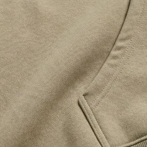 Sudadera con Capucha Oversize de Algodón Liso Teñido y Bordado, Servicio OEM de Impresión DIY, Sudadera Suave de Alta Calidad, Color Personalizado - Product Image 5