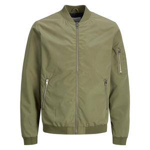Blouson d'hiver matelassé en coton vintage pour homme, coupe courte, style bomber, avec empiècements en cuir personnalisés - Product Image 1