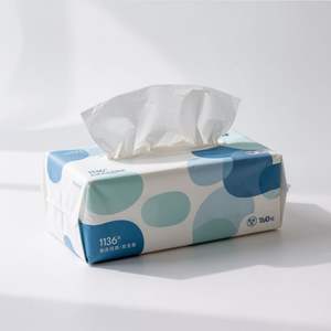 Caja de pañuelos faciales sostenible de material ecológico, pañuelos desechables para la industria hotelera y distribución doméstica - Product Image 3