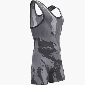 Vêtements de sport d'équipe en promotion : Maillots de lutte personnalisés, réversibles, imprimés, à séchage rapide, imperméables, respirants, sublimés – Service OEM - Product Image 5