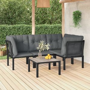 Set Lounge da Giardino Grigio Scuro - Product Image 1