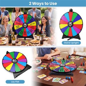Ruota della Fortuna Multicolore a 24 Giranti con Supporto Pieghevole per Forniture Promozionali per Feste - Product Image 5