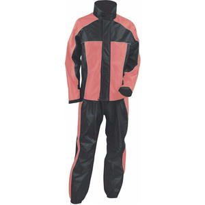 High Quality Custom 100% Cotton Waterproof Printed Sporty Security Rain Suit and Pants with Reflective Tape OEM/ODM - Product Image 1