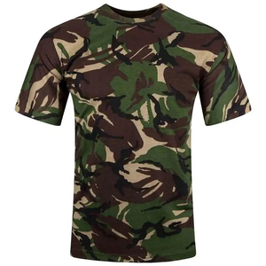 เสื้อยืดแขนสั้นลายพรางสำหรับผู้ชาย แห้งเร็ว ทรงปกติ คอกลม สไตล์ลำลอง พิมพ์ลาย ผ้าถักโพลีเอสเตอร์ - Product Image 4