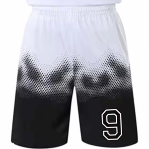 Custom <b>Men's</b> Sleeveless Basketball Jersey Set White Black Gradient Moisture Wicking V-Neck Elastic Waist Shorts 99 Number Back - Product Image 3