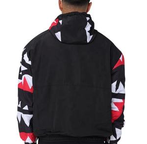 Chaqueta ligera de sublimación a prueba de viento con capucha personalizada, chaqueta cortavientos de talla grande, chaqueta de sublimación deportiva - Product Image 4