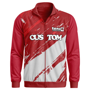 Sudadera con capucha de forro polar de poliéster unisex para invierno, con cremallera completa, de alta calidad, OEM ODM, impresión por sublimación, personalización a granel, insignia frontal - Product Image 2