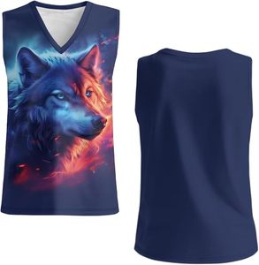 Camiseta Deportiva Premium para Hombre, Cuello en V, Diseño Personalizado, Secado Rápido, Transpirable, Elástica, Sin Mangas, para Gimnasio, Running y Entrenamiento - Product Image 5