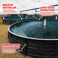 Robuster, langlebiger PP-Material-Fischteich, Aquakultur, meerwasserbeständiger Outdoor-Wassertank, Spleißdesign, anpassbar, YUTANK