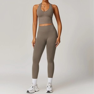 Ensemble de yoga sans couture, vêtements de sport, ensembles de yoga pour femmes, ensemble 2 pièces pour femmes, ensemble de fitness, survêtements, soutien-gorge de sport, leggings de sport - Product Image 5