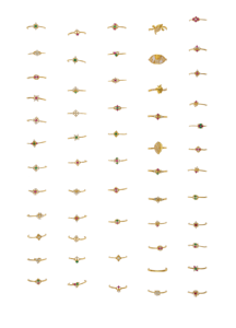 Anillos Tradicionales Indios de Oro Sólido de 22K al por Mayor para Hombres y Mujeres, Joyería Ligera para Bodas, Fiestas y Uso Diario - Product Image 6