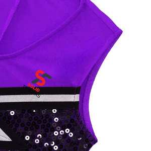 Tenue de match professionnelle Solid Trader, haute élasticité, style moderne, tissu durable, finition élégante, uniforme de cheerleading - Product Image 3