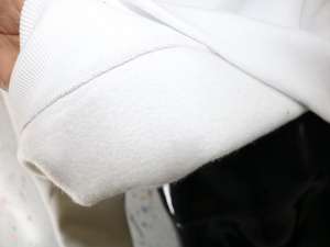 Sudadera JAY WHITE con cuello alto 100% NEGRO con apliques bordados y cuello ancho CLUSH SPORTS - Product Image 6