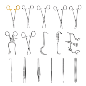 ARISTON INTERNATIONAL Juego de Instrumentos Pediátricos para Laparotomía, 51 Piezas, Acero Inoxidable, Instrumentos Quirúrgicos Manuales Reutilizables para - Product Image 1