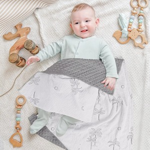 Couvertures pour bébé en coton de haute qualité, gaze 100% coton, couvertures en mousseline pour bébé - Product Image 5