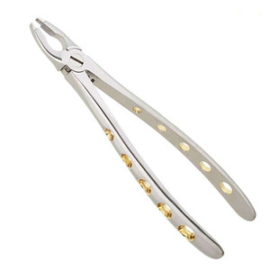 Forceps d'extraction des racines inférieures # 74 Instruments dentaires orthodontiques en gros, en acier inoxydable, pour extraction chirurgicale - Product Image 3