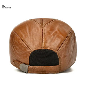 Gorra Trucker de Cuero Resistente para Hombre Relevo, con Cierre Ajustable, Estilo Casual - Product Image 5