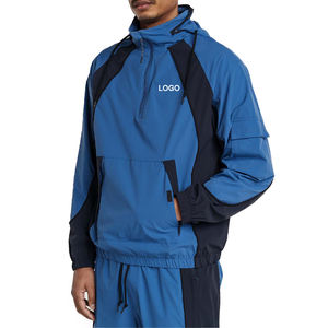 Conjunto Deportivo Oversize de Nylon para Hombre, Estilo Streetwear, Reflectante, Personalizado, Chaqueta Cortavientos - Product Image 3