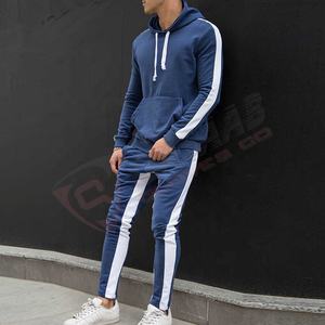 Conjunto sudadera y deportivo con cremallera para hombre, ropa de entrenamiento, chándal, estilo paquistaní - Product Image 5