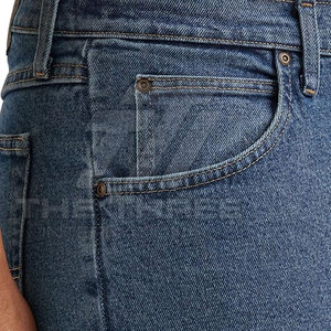 Pantalones Vaqueros Rectos de Moda Urbana, Casuales, Cómodos y Duraderos para Uso Diario y Estilo de Vida Moderno - Product Image 4