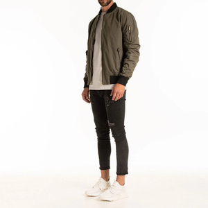 Nouvelle arrivée, veste bomber pour homme de haute qualité, logo personnalisé, vêtements décontractés pour jeunes, veste d'hiver pour homme - Product Image 2