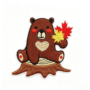 Unique Embroidery Patches Custom Name Logo Twill Fabric Heat Press <b>Iron</b> <b>On</b> Garment Applique For Clothing Bags Hats Wholesale - Product Image 6