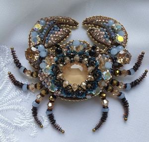 MD HANDICRAFTS Handmade Embroidered Beaded Brooch-Unisex <b>for</b> <b>Wedding</b> & Party Made in Uttar Pradesh - Product Image 4