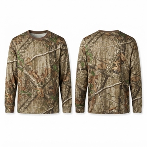 Chemise de chasse à manches longues pour homme Stalwart Impex, camouflage, toile imperméable, coupe-vent, respirante, polyester, vêtements d'automne - Product Image 6