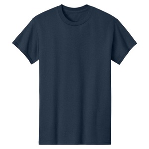 Camisetas de Hombre Estilo Urbano, 100% Algodón Jersey, Opción de Logotipo Personalizado, Cuello Redondo, Secado Rápido, Transpirables, Corte Regular, Color Azul Marino - Product Image 1