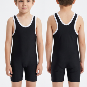 Enfants Lutte Singlet pour Garçons et Filles Unisexe Extensible Confortable Respirant Sportswear Formation Lutte - Product Image 4