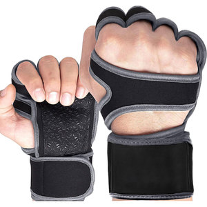 Customizable <b>Half</b>-finger Unisex Weightlifting Gloves polyester Anti <b>Slip</b> Strong Grip Wrist Protection Quick Dry Gym Gloves - Product Image 1