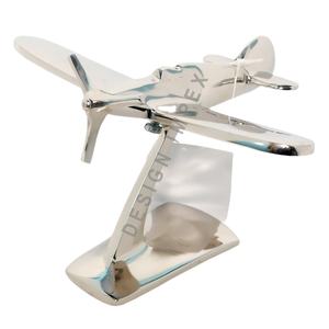 Nickel Plated Aeroplane Decorative Wholesale <b>Airplane</b> Models for Home & Office Interior Decoration - Product Image 1