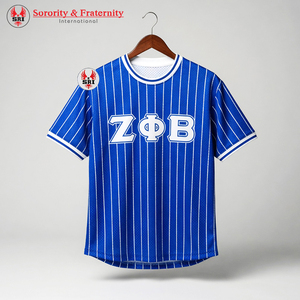 Haut personnalisé pour femmes, style Zeta Phi Beta Sorority, chemise de football américain, broderie de logo, jersey 100% polyester - Product Image 5