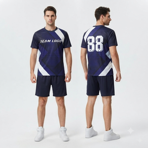Uniforme d'équipe de badminton pour hommes de qualité supérieure, maillot personnalisé à séchage rapide avec short assorti pour les clubs, les écoles et les ligues - Product Image 2
