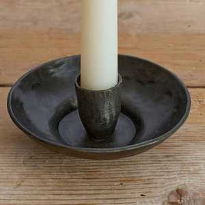 <b>Black</b> Iron <b>Candlestick</b> Holder with Geometric Design for Home Decoration - Product Image 5
