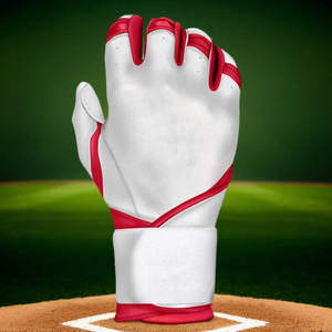 Guantes de Béisbol y Sóftbol Americanos Personalizados de Cuero Genuino con Absorción de Impactos, los Mejores Guantes de Bateo para Adultos que No Muerden, con Logotipo Personalizado en la Muñeca - Product Image 1