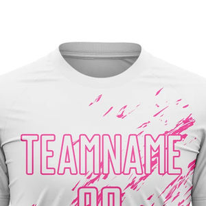 Nueva camiseta de fútbol blanca de alta calidad, 100% poliéster, diseño personalizado, para hombre, venta al por mayor. - Product Image 6