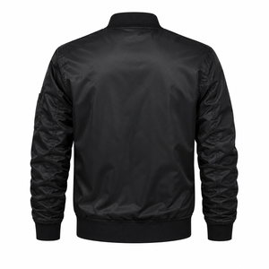 Chaqueta Bomber de Moda con Acabado Personalizado para Hombre, Ropa Urbana, Resistente al Viento, Ligera, Tejido con Memoria, Fabricante OEM ODM - Product Image 5